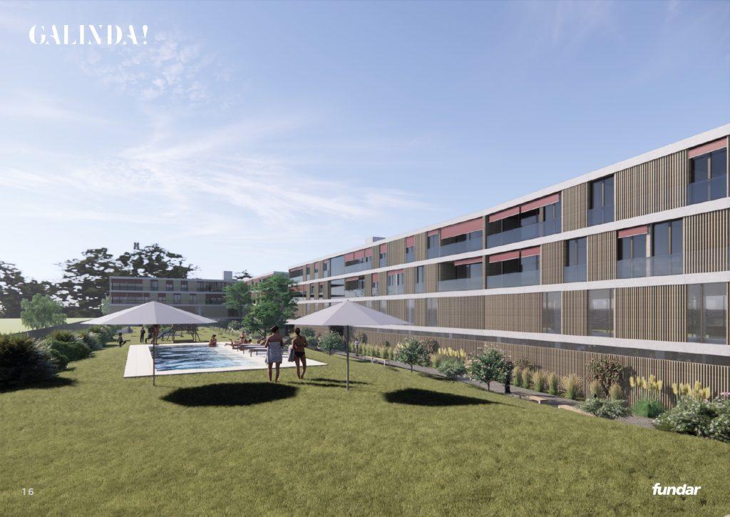 Galinda: el desarrollo que combina viviendas, oficinas y paseo comercial.